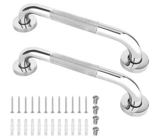 2x UCHWYT ŁAZIENKOWY PROSTY PORĘCZ WANNOWA NIERDZEWNY